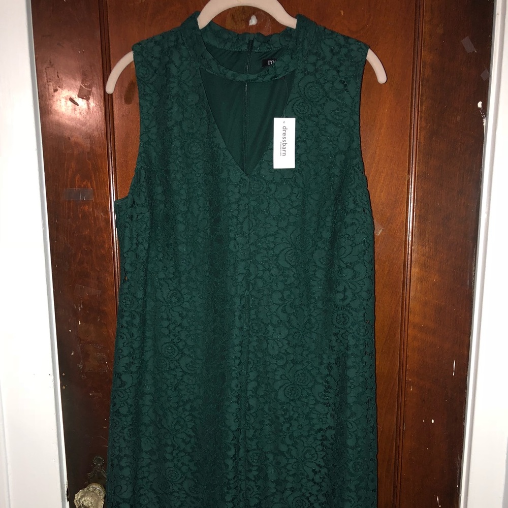 Green Lace Dressbarn Dress.